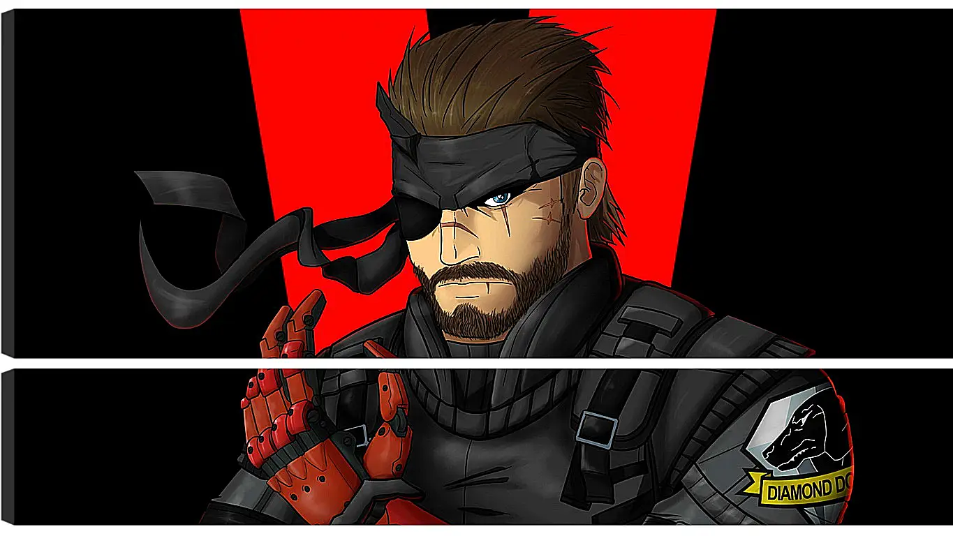 Модульная картина - metal gear solid v, the phantom pain, art
