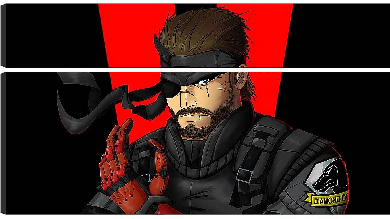 Модульная картина - metal gear solid v, the phantom pain, art
