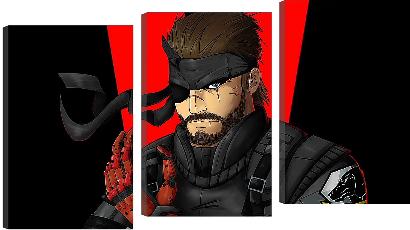 Модульная картина - metal gear solid v, the phantom pain, art
