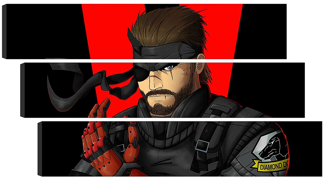 Модульная картина - metal gear solid v, the phantom pain, art
