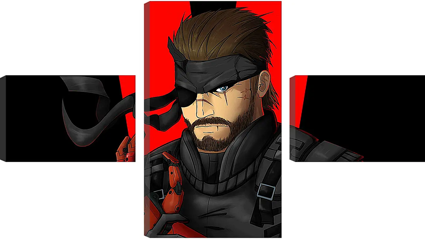 Модульная картина - metal gear solid v, the phantom pain, art
