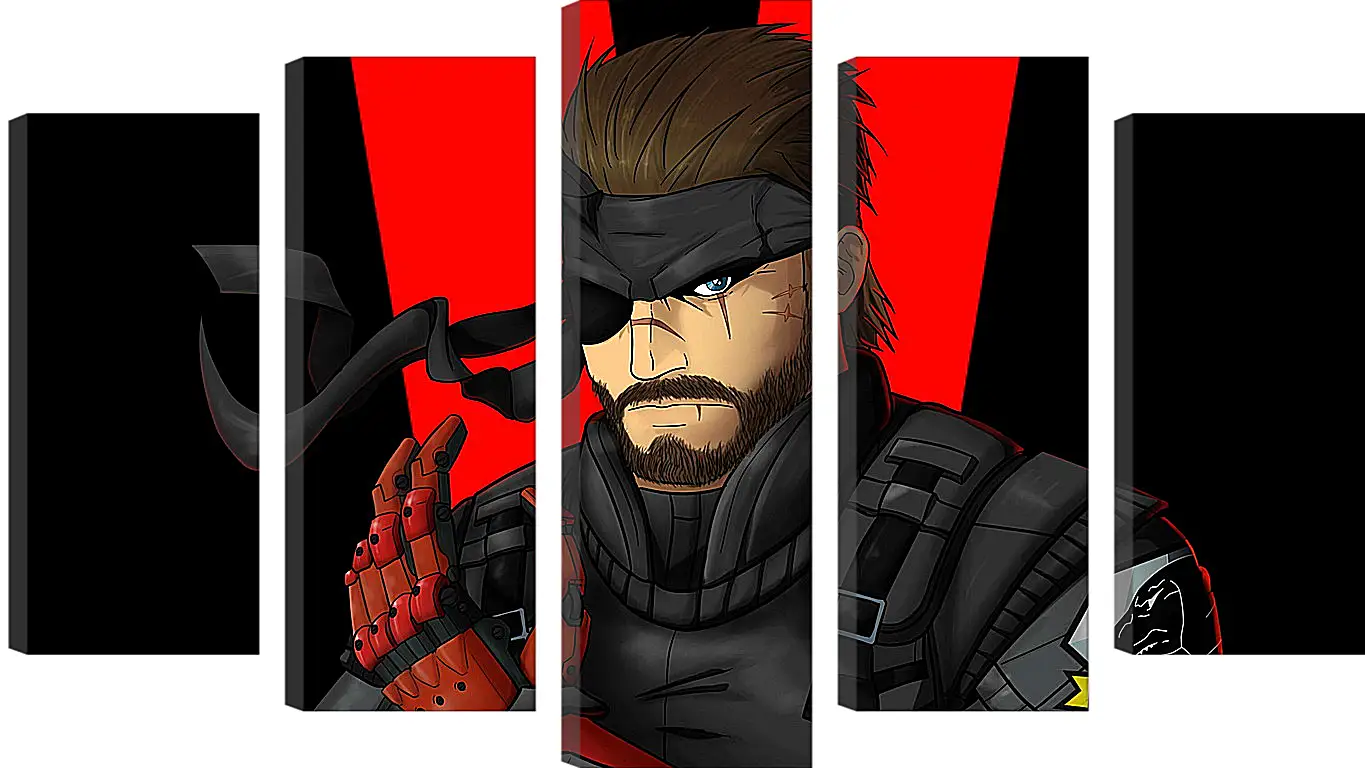 Модульная картина - metal gear solid v, the phantom pain, art
