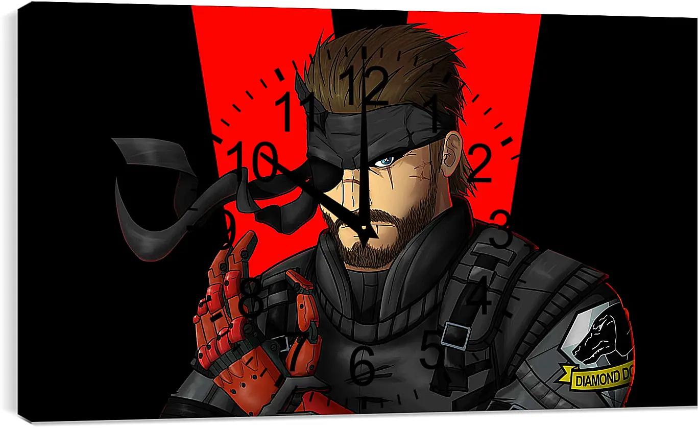 Часы картина - metal gear solid v, the phantom pain, art
