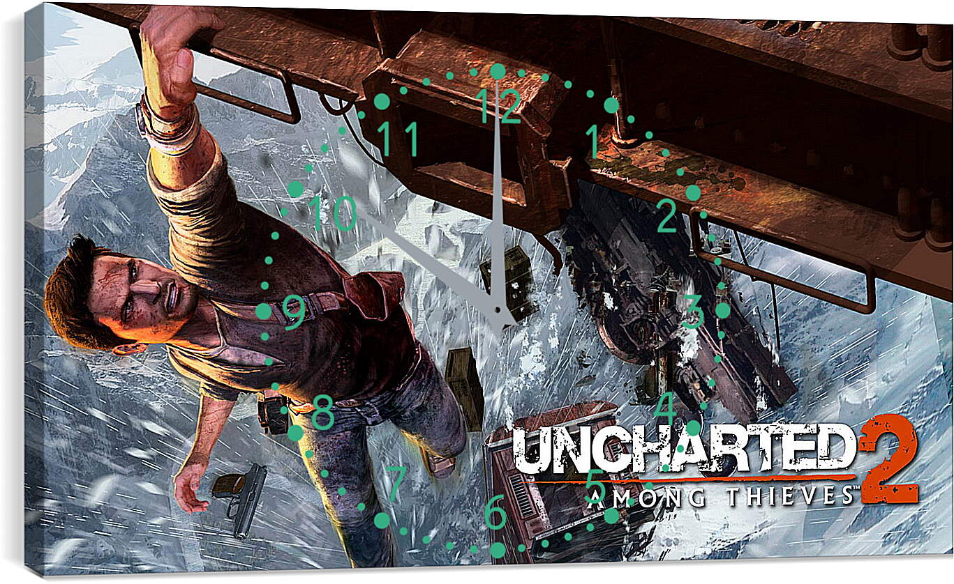 Часы картина - uncharted 2 among thieves, uncharted 2, danger