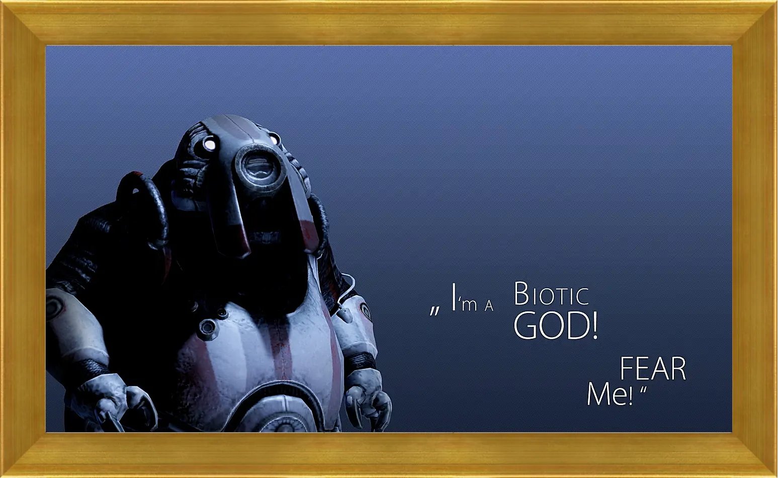 Картина в раме - mass effect 3, niftu cal, quote
