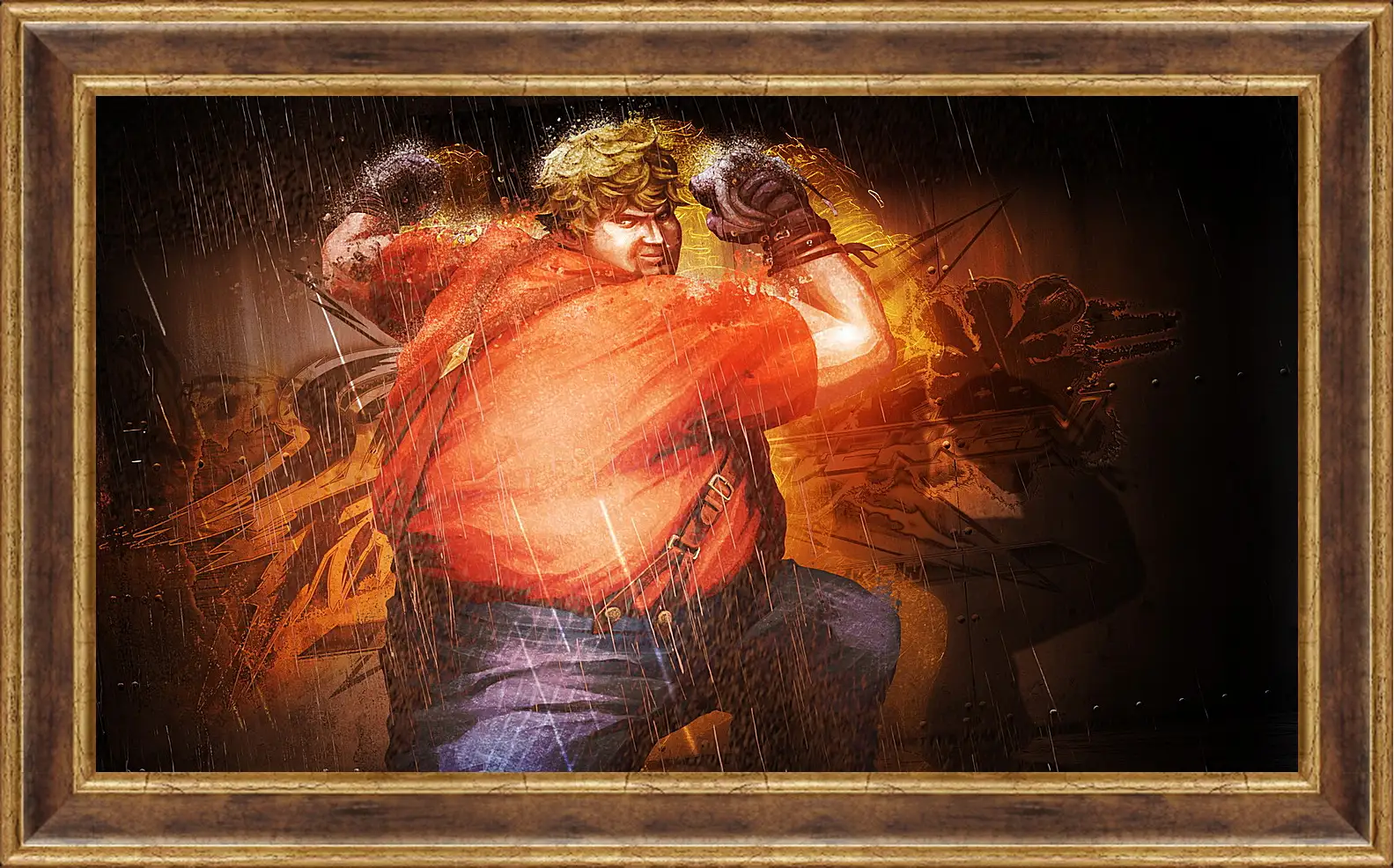 Картина в раме - street fighter x tekken, fat, fighter
