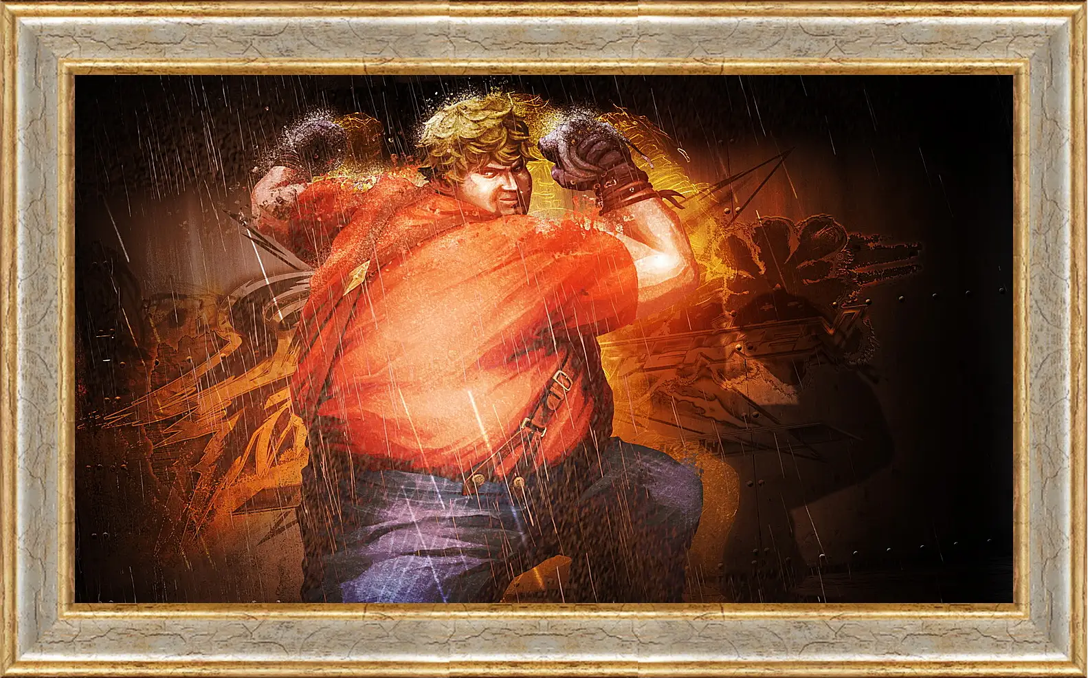 Картина в раме - street fighter x tekken, fat, fighter
