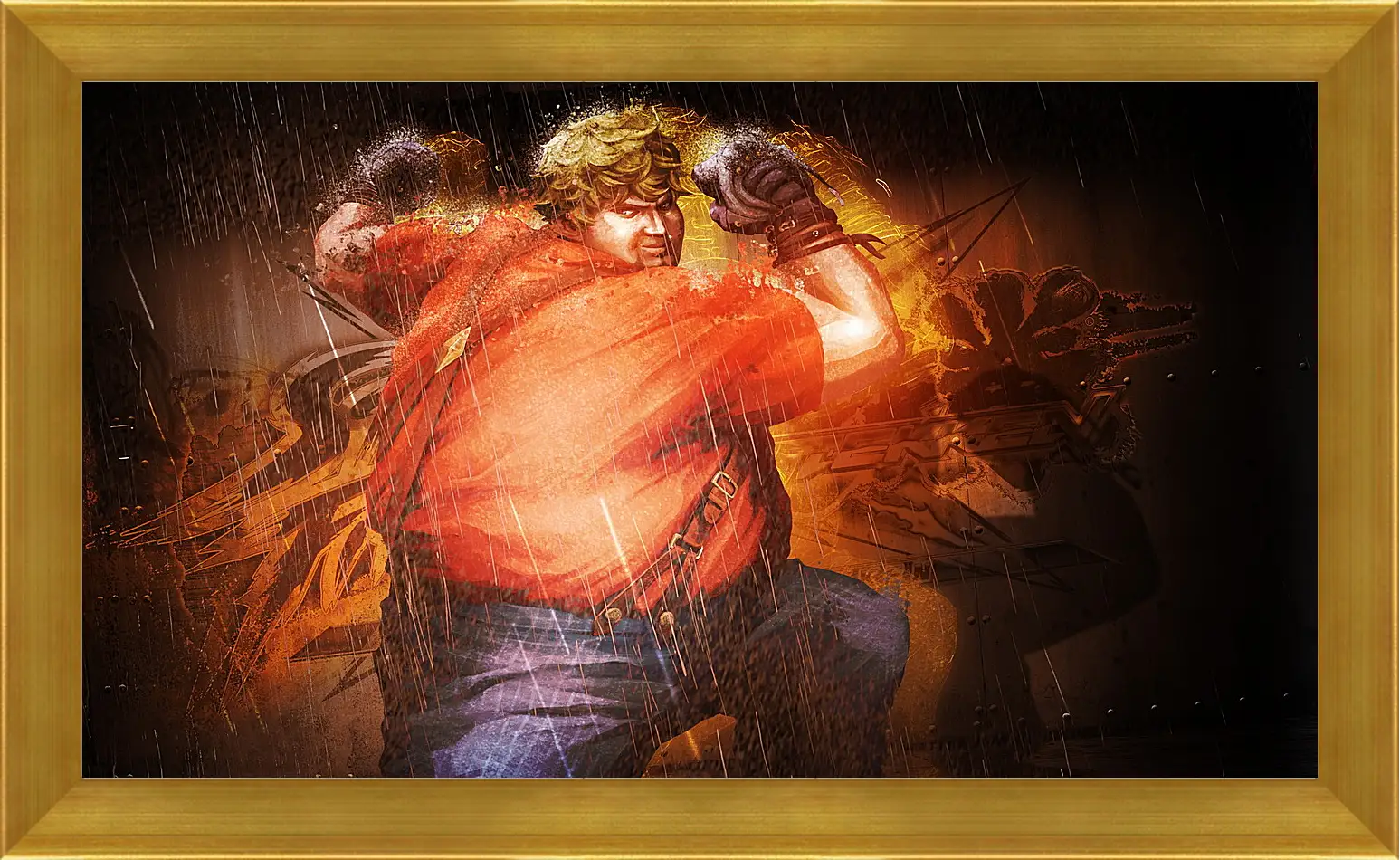 Картина в раме - street fighter x tekken, fat, fighter
