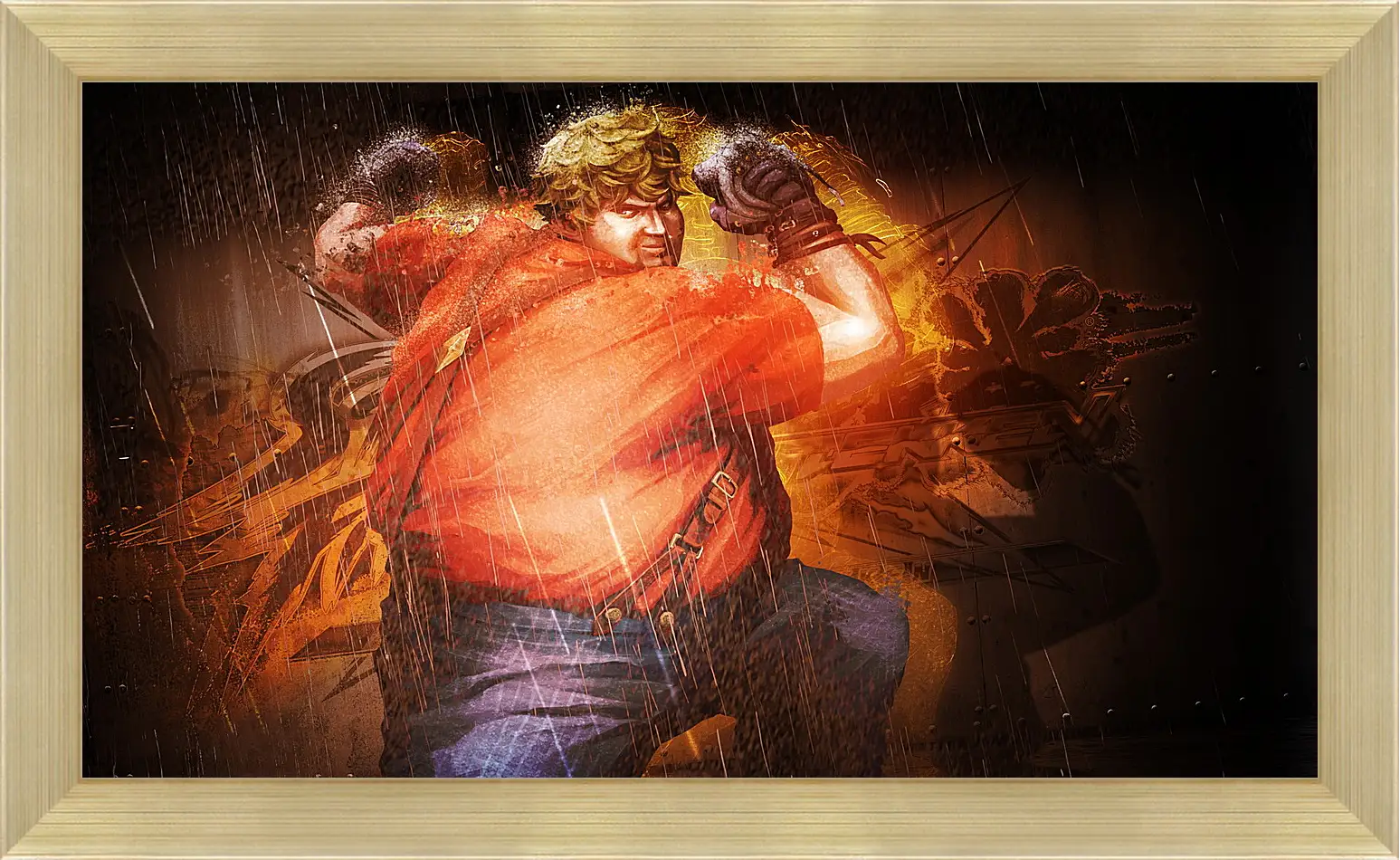 Картина в раме - street fighter x tekken, fat, fighter
