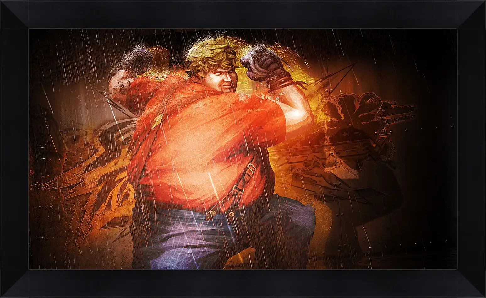 Картина в раме - street fighter x tekken, fat, fighter
