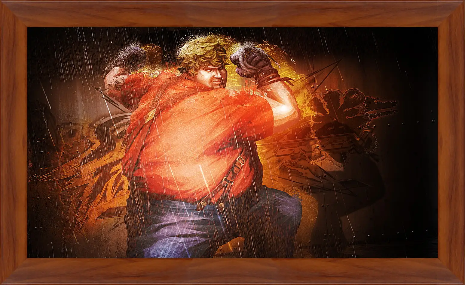 Картина в раме - street fighter x tekken, fat, fighter
