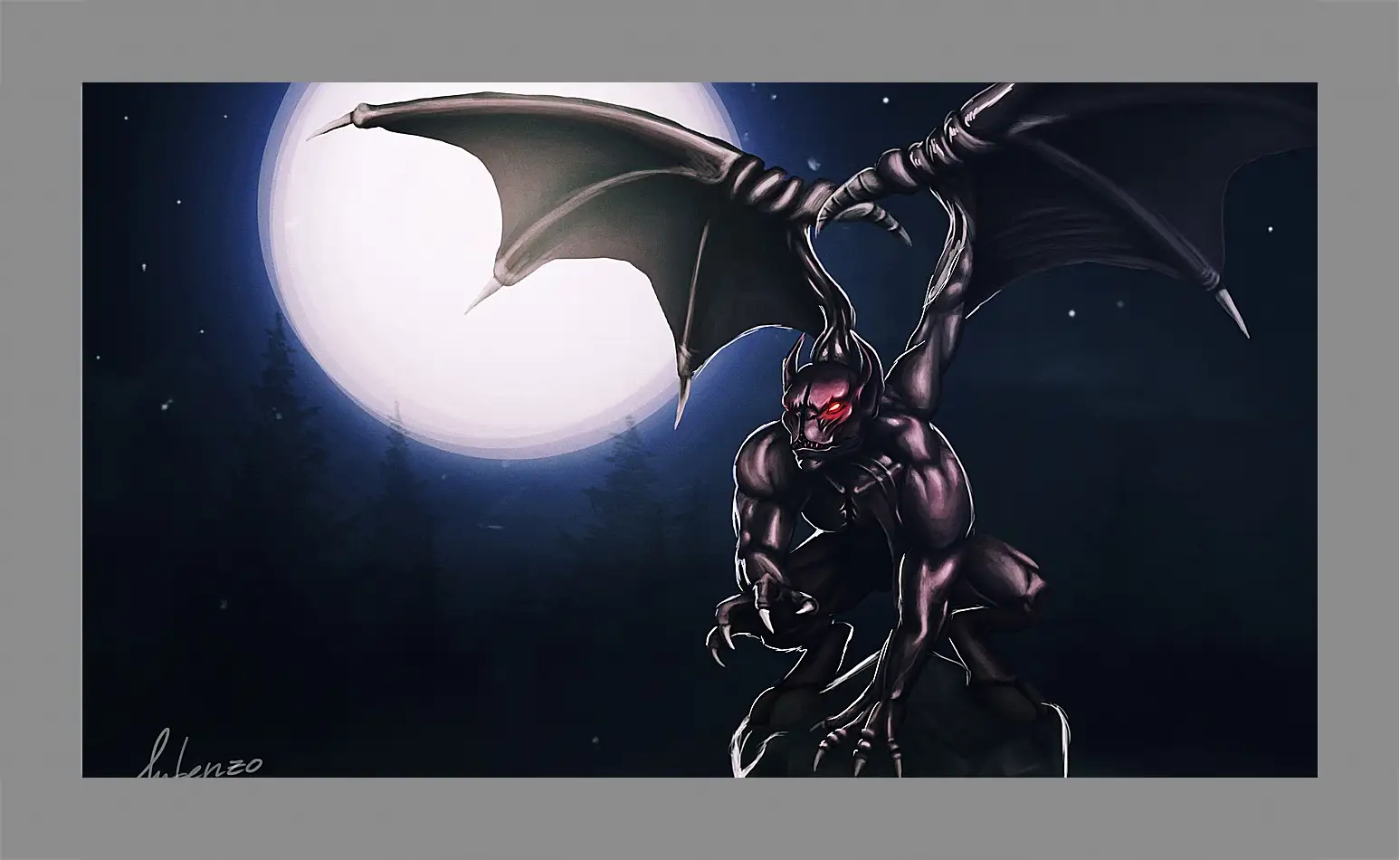Картина в раме - balanar, the night stalker, dota 2
