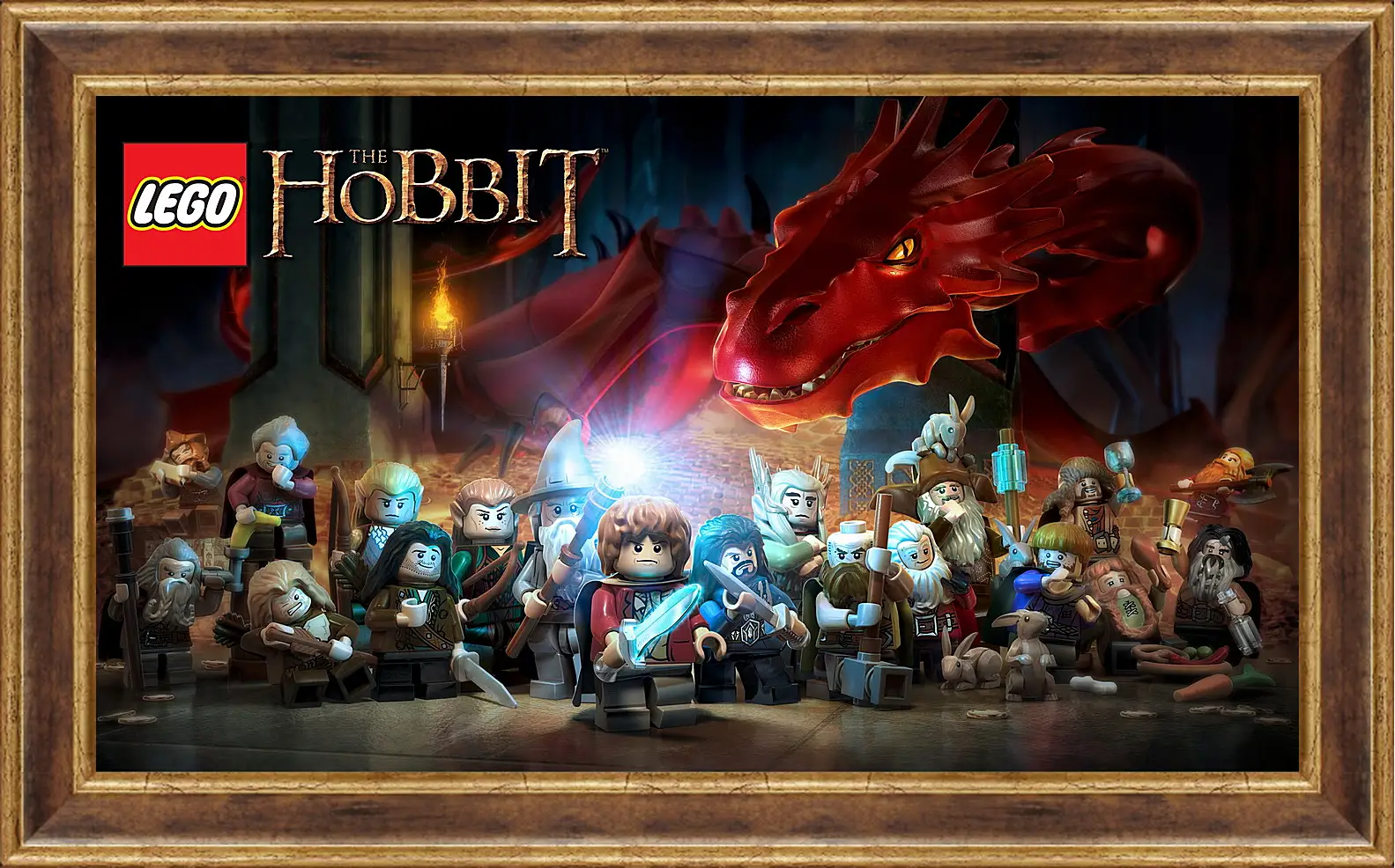 Картина в раме - lego the hobbit, lego, art
