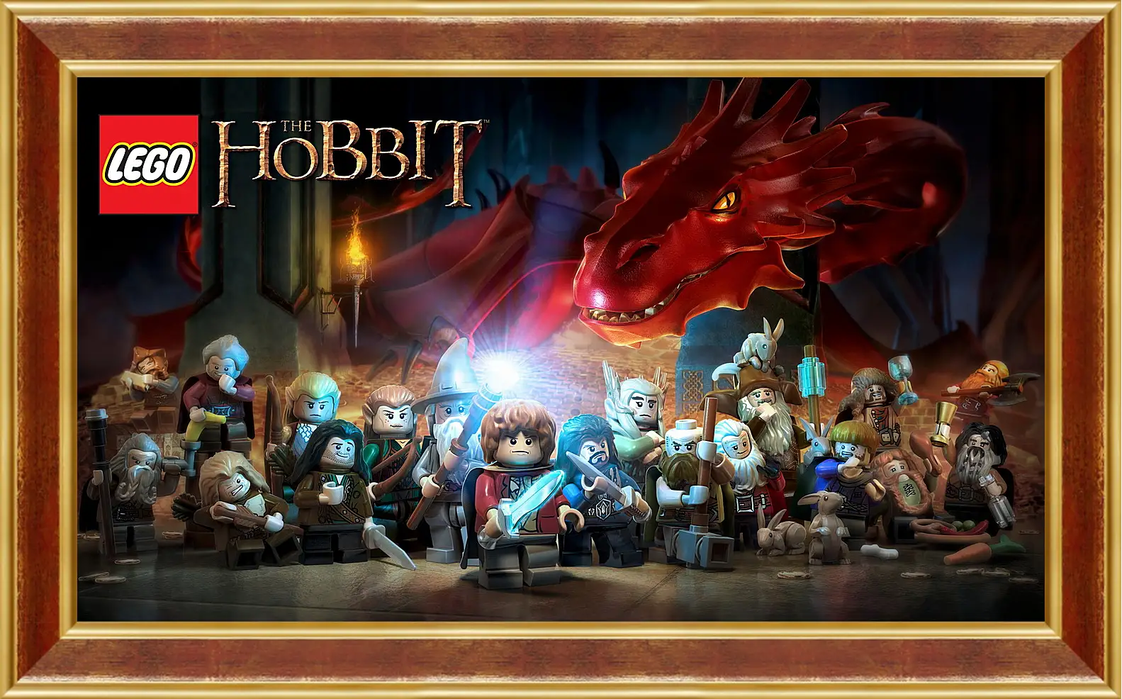 Картина в раме - lego the hobbit, lego, art
