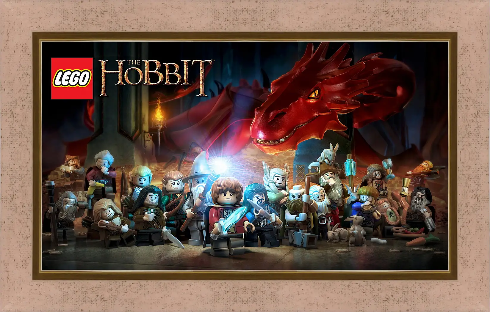 Картина в раме - lego the hobbit, lego, art
