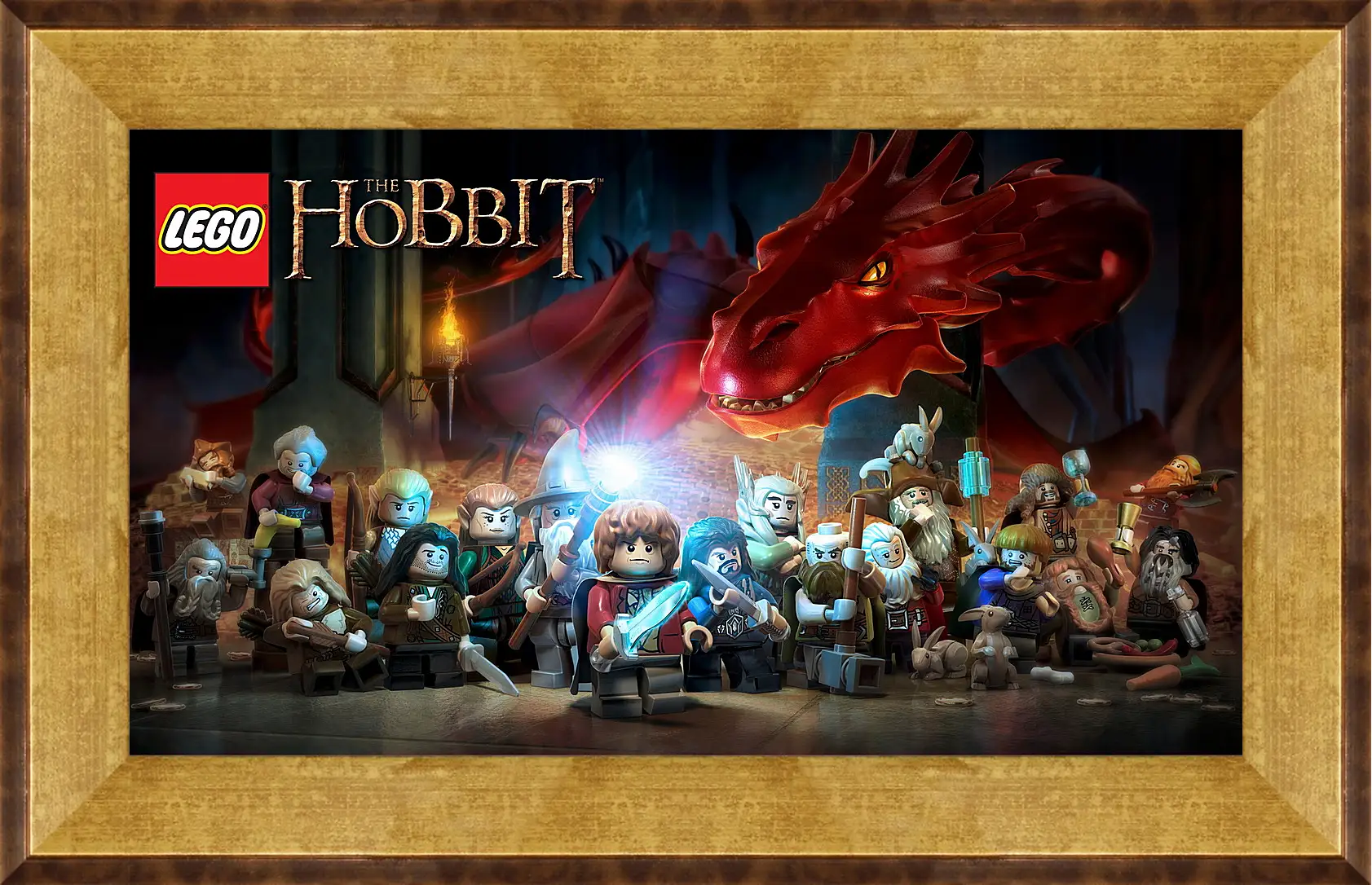 Картина в раме - lego the hobbit, lego, art
