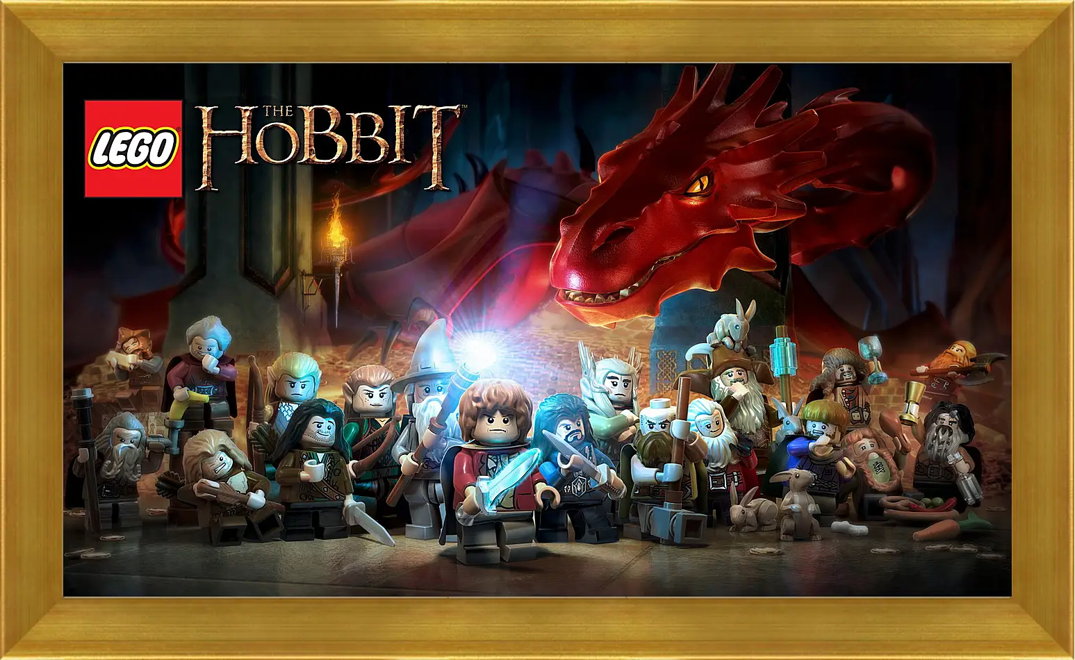 Картина в раме - lego the hobbit, lego, art
