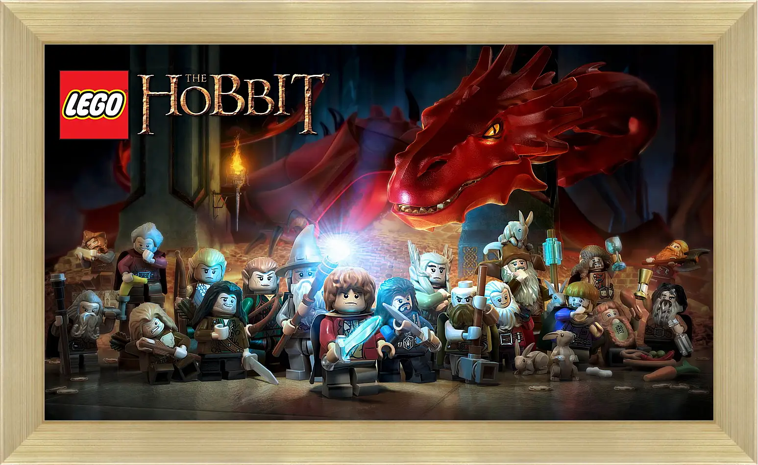 Картина в раме - lego the hobbit, lego, art
