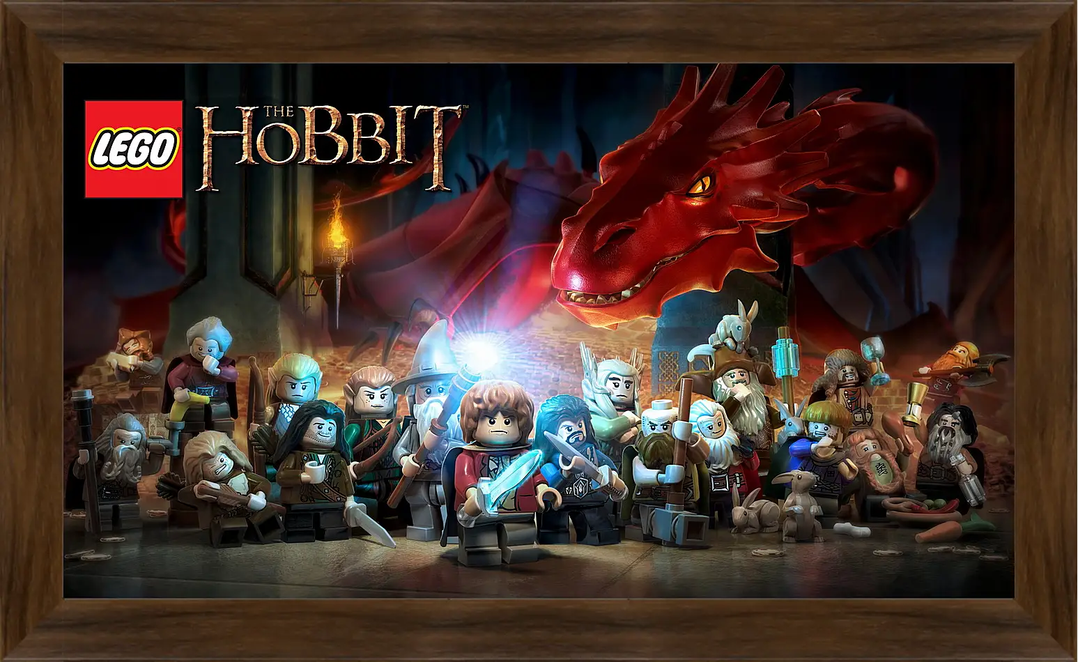 Картина в раме - lego the hobbit, lego, art
