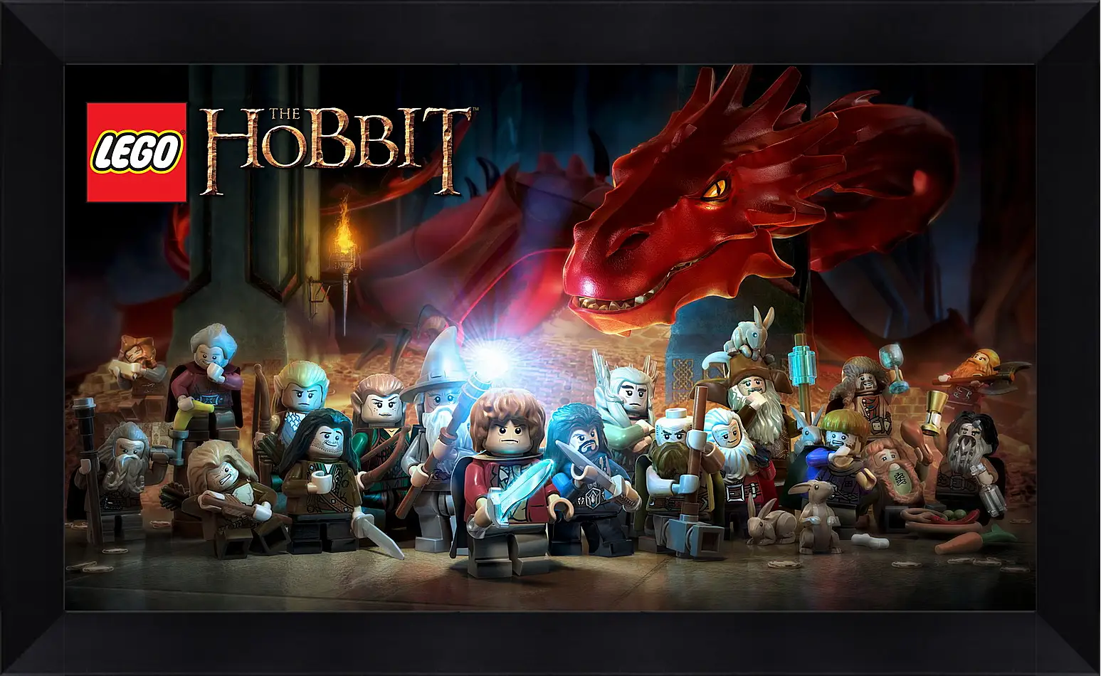 Картина в раме - lego the hobbit, lego, art
