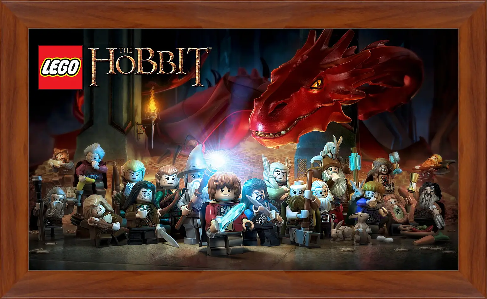 Картина в раме - lego the hobbit, lego, art
