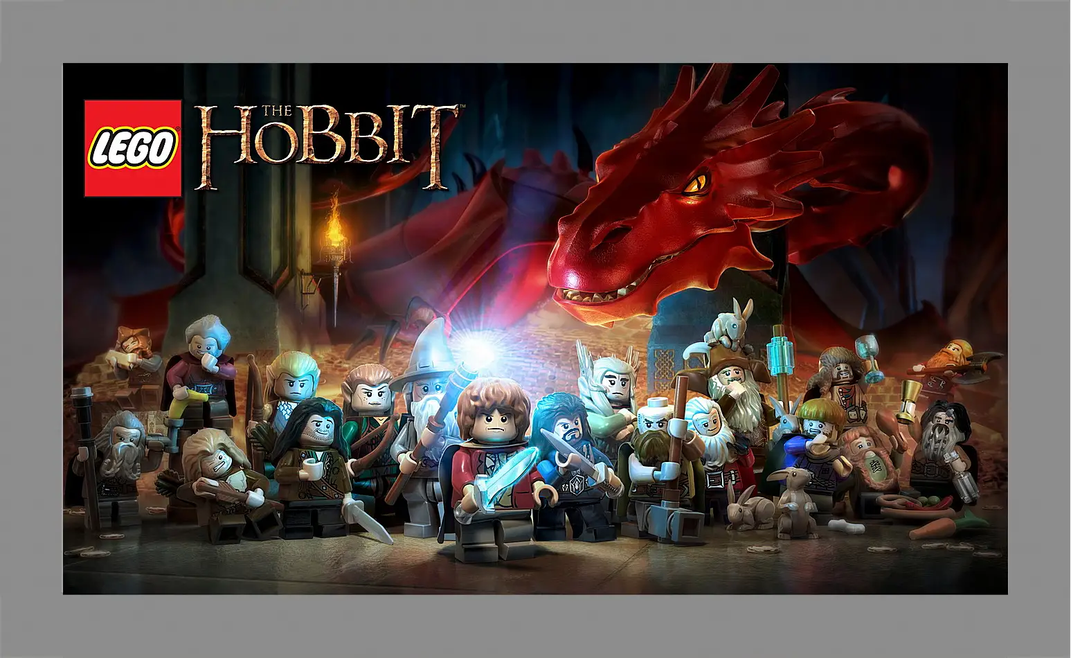 Картина в раме - lego the hobbit, lego, art
