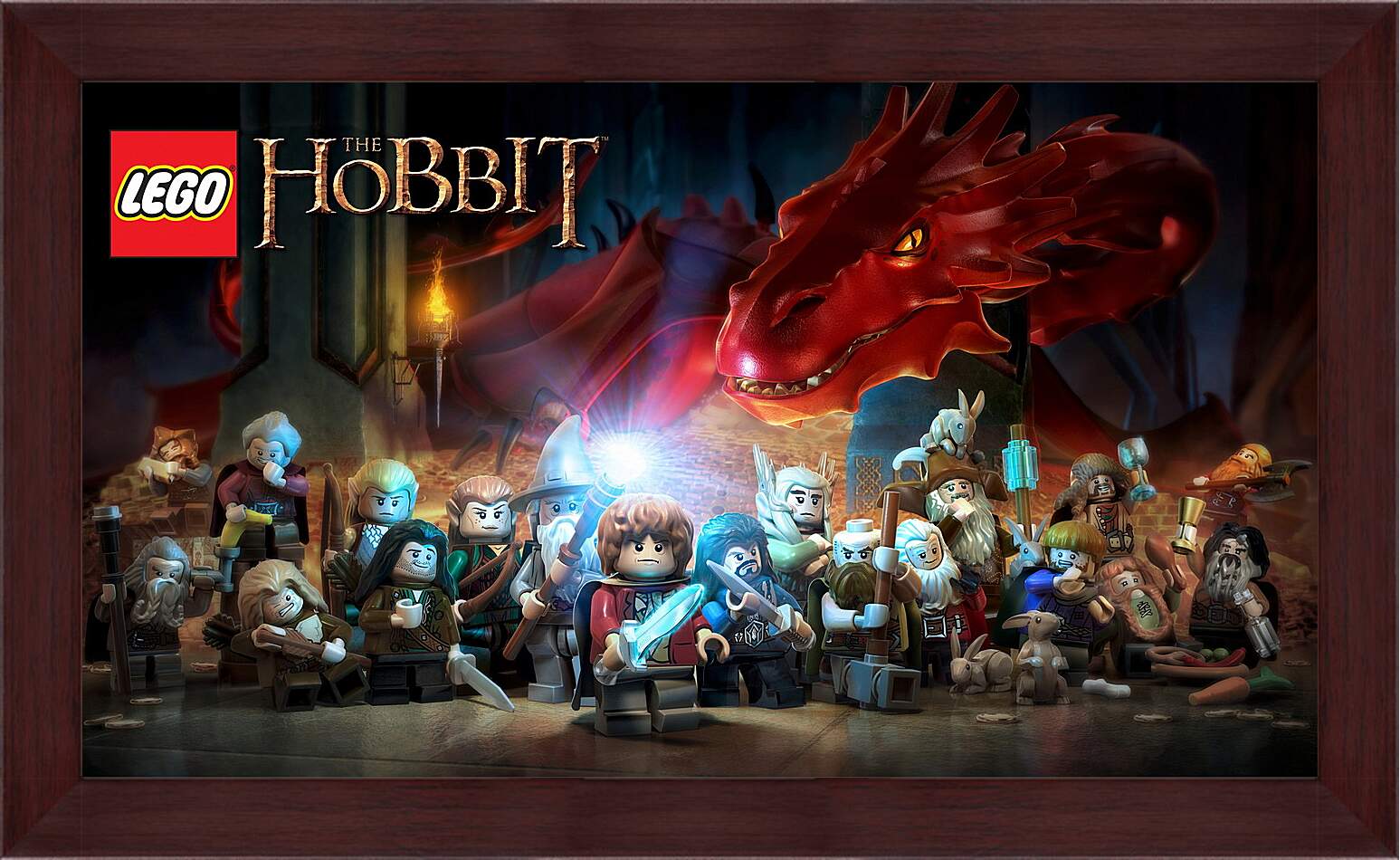 Картина в раме - lego the hobbit, lego, art
