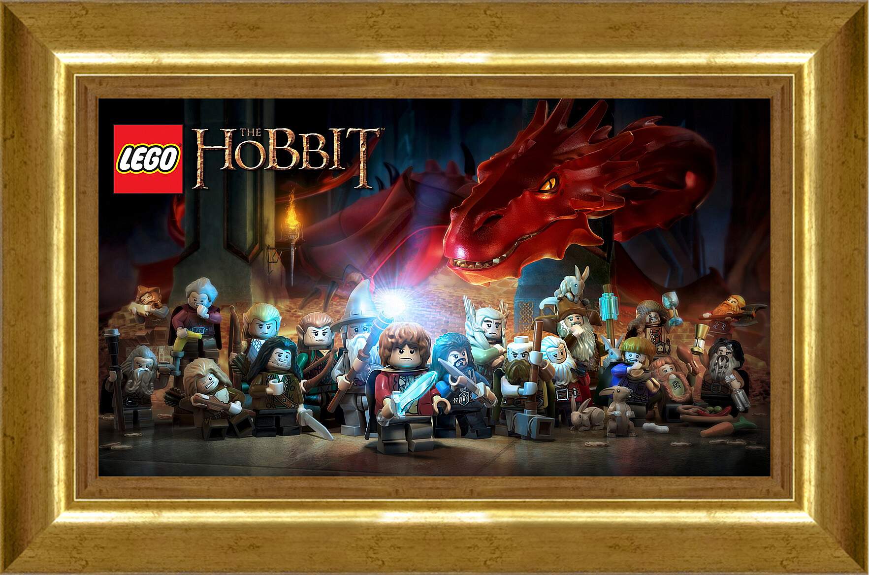 Картина в раме - lego the hobbit, lego, art
