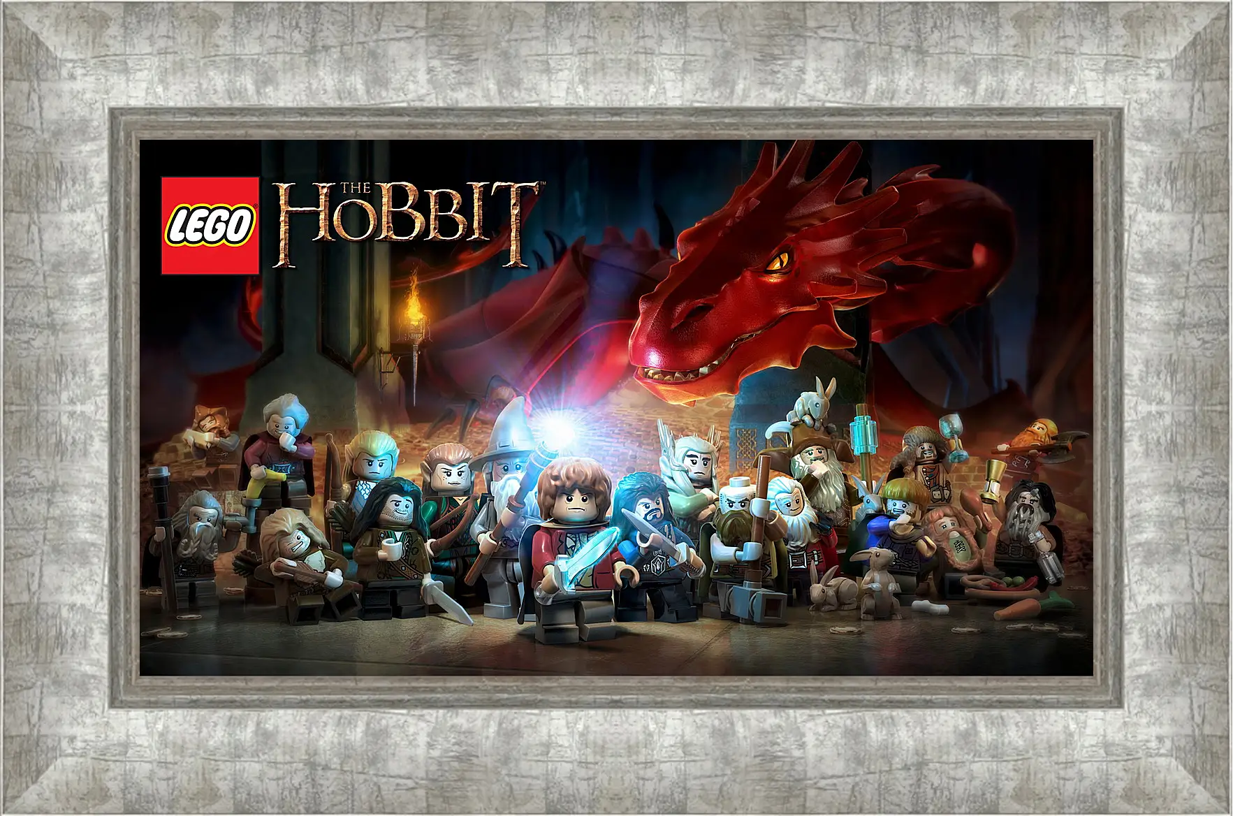 Картина в раме - lego the hobbit, lego, art
