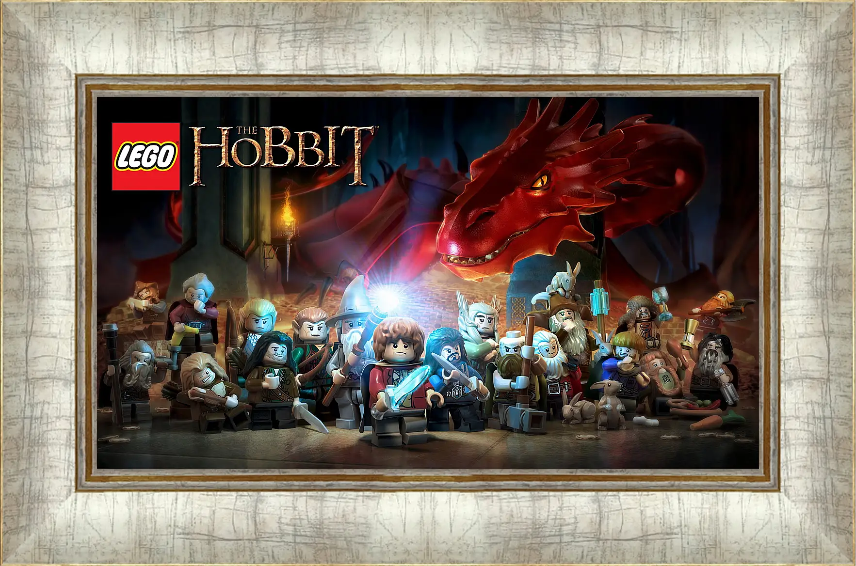 Картина в раме - lego the hobbit, lego, art
