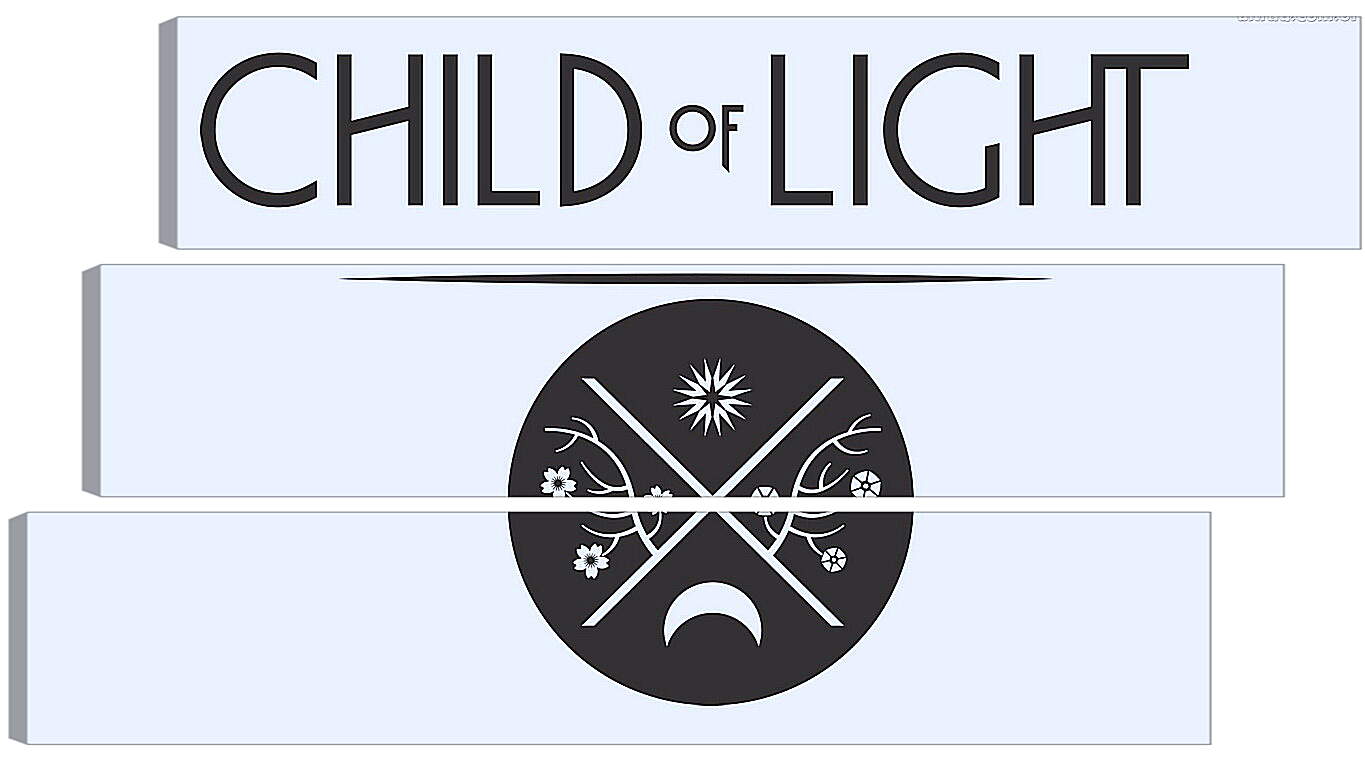 Модульная картина - child of light, jrpg, aurora
