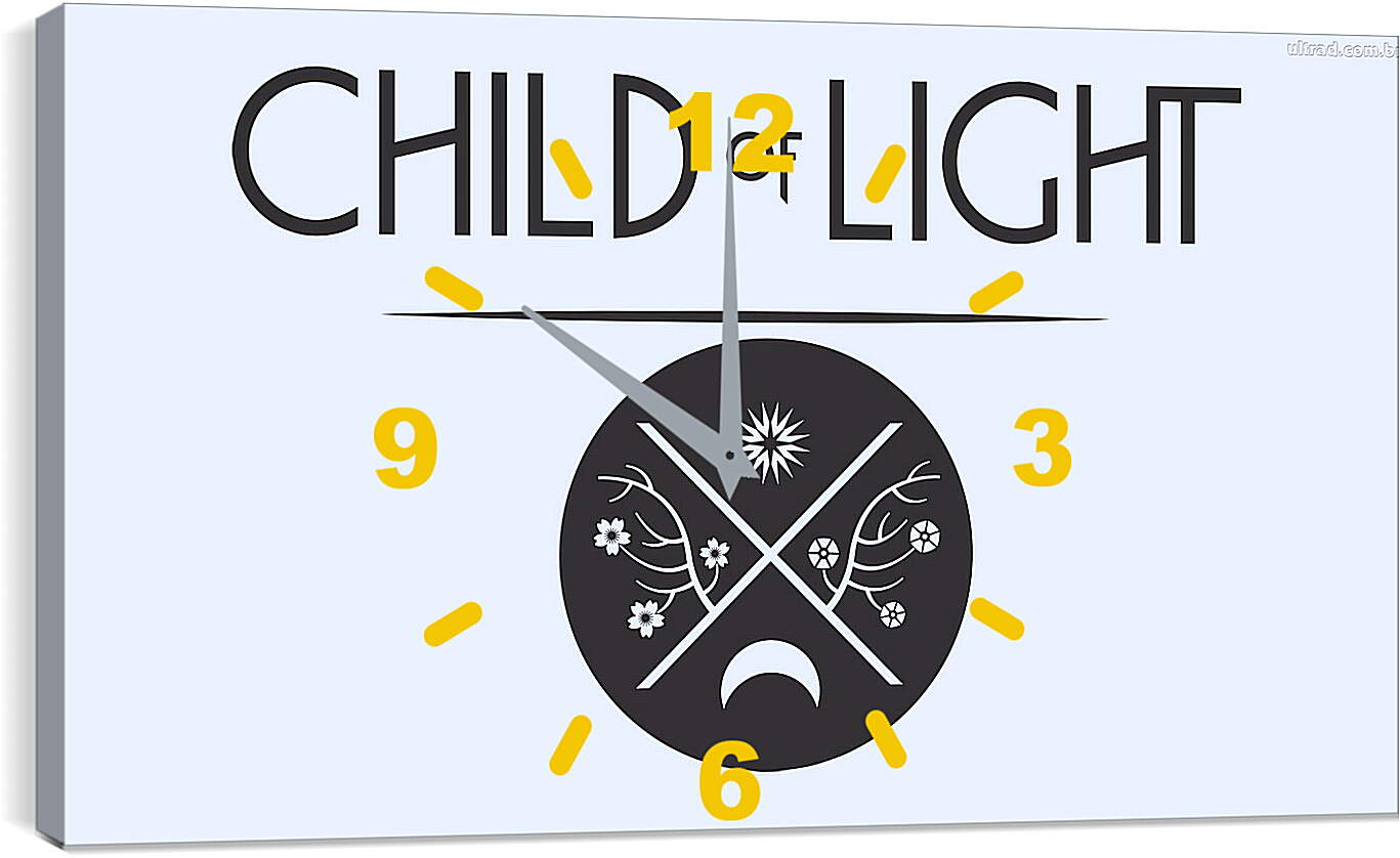 Часы картина - child of light, jrpg, aurora
