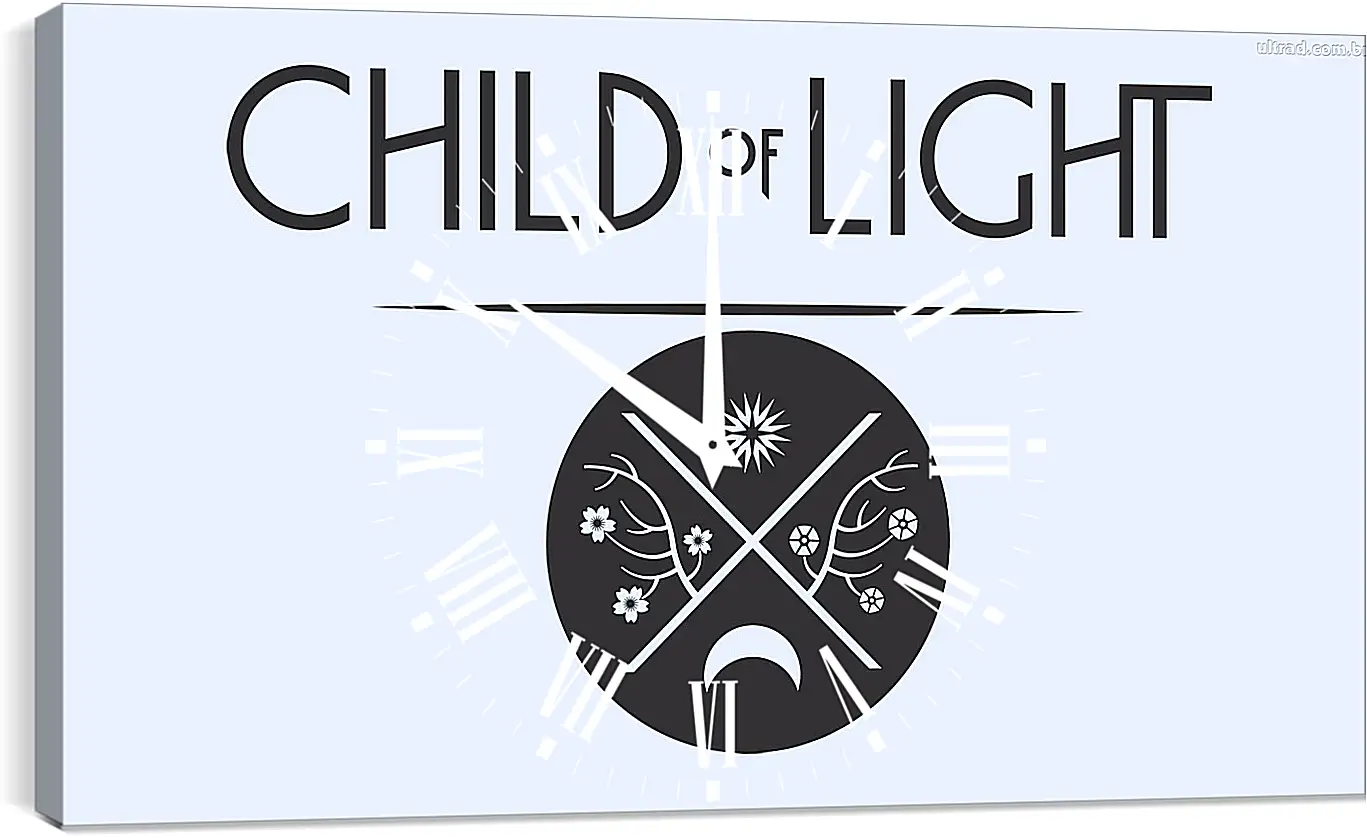 Часы картина - child of light, jrpg, aurora
