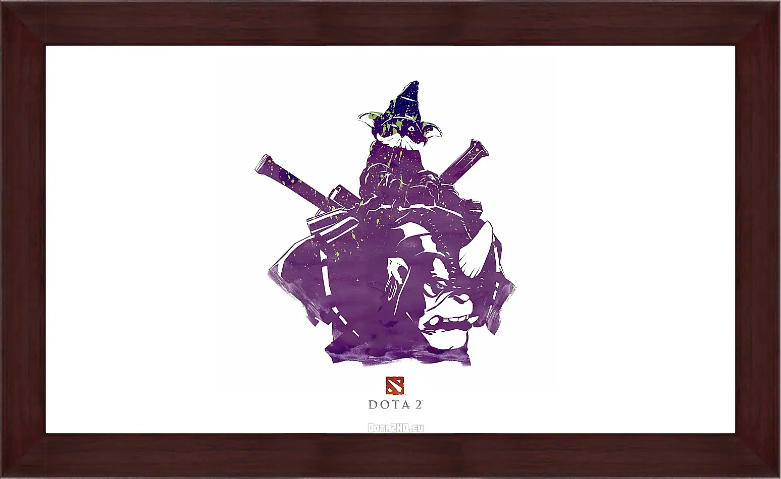 Картина в раме - dota 2, alchemist, art