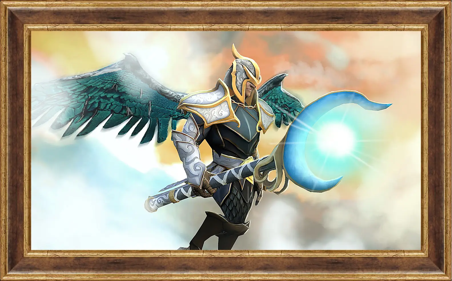 Картина в раме - skywrath mage, dota 2, art