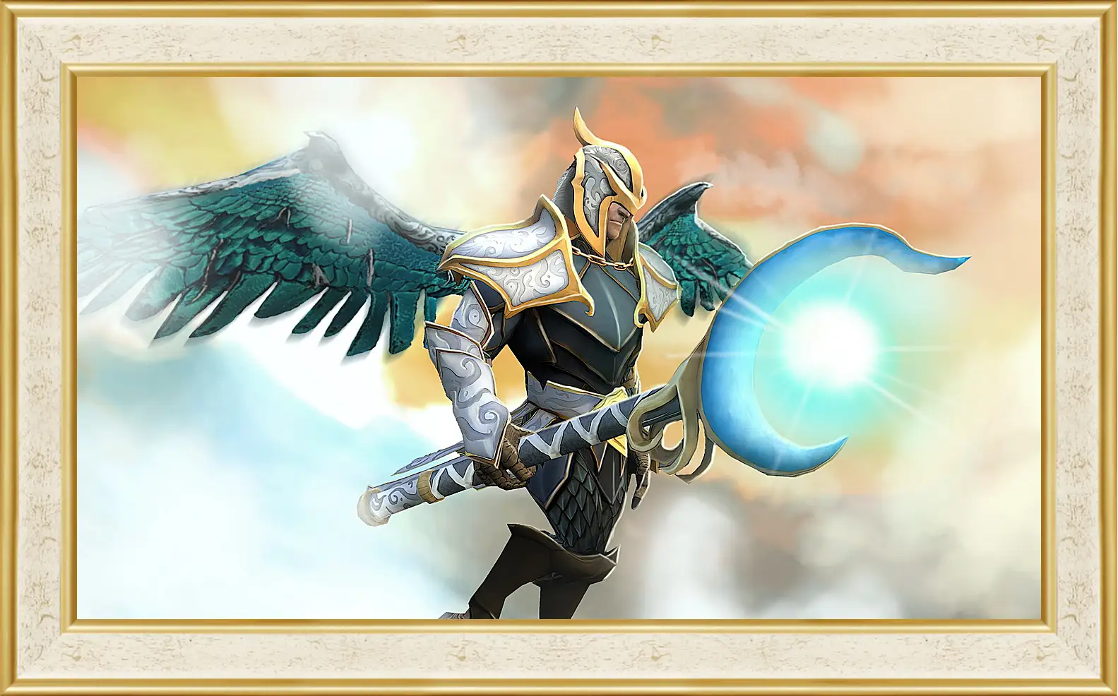 Картина в раме - skywrath mage, dota 2, art