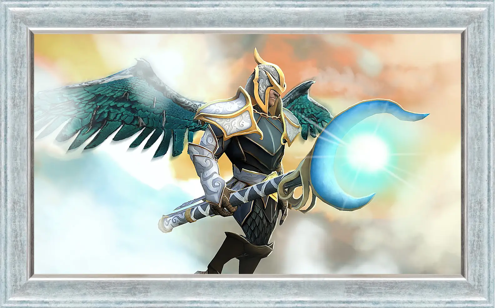 Картина в раме - skywrath mage, dota 2, art