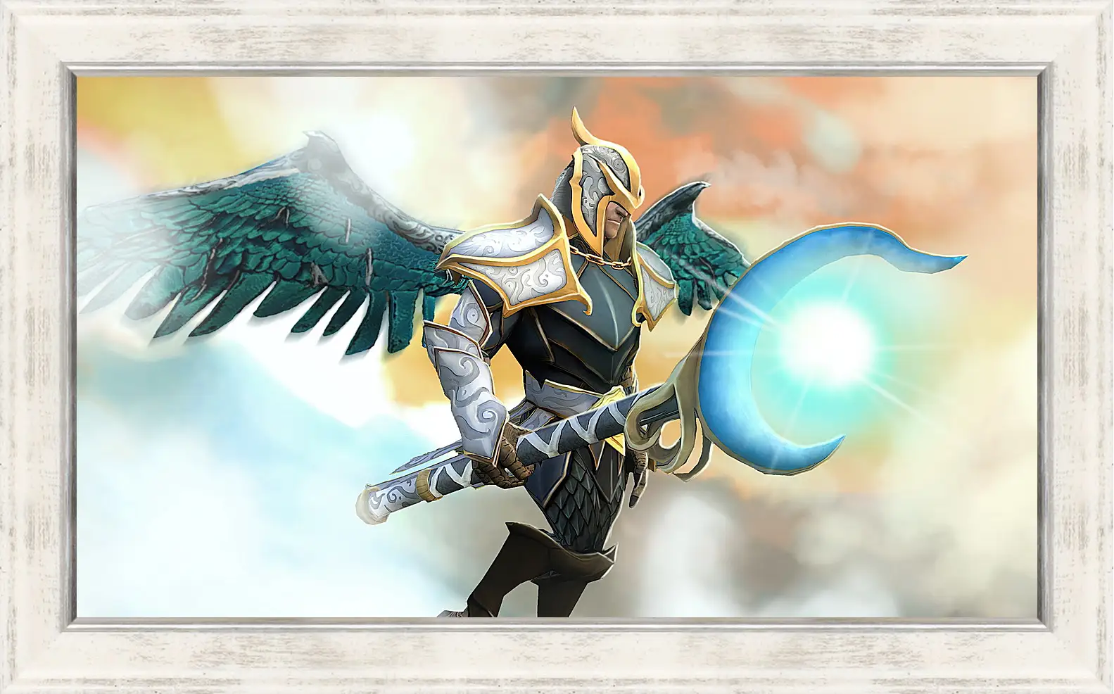 Картина в раме - skywrath mage, dota 2, art