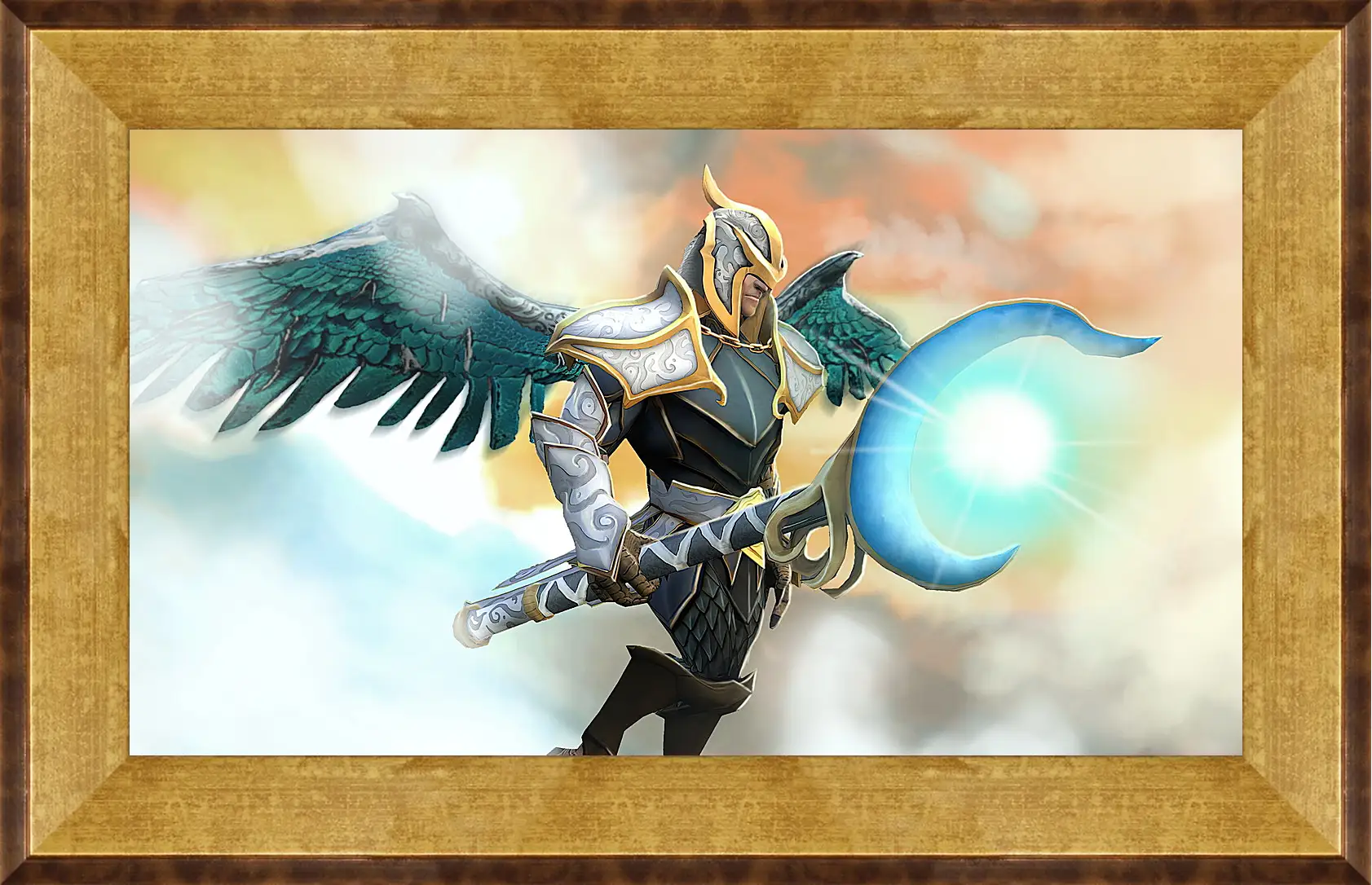 Картина в раме - skywrath mage, dota 2, art