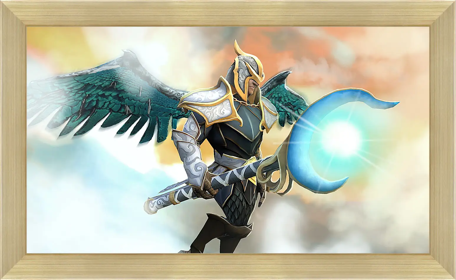 Картина в раме - skywrath mage, dota 2, art