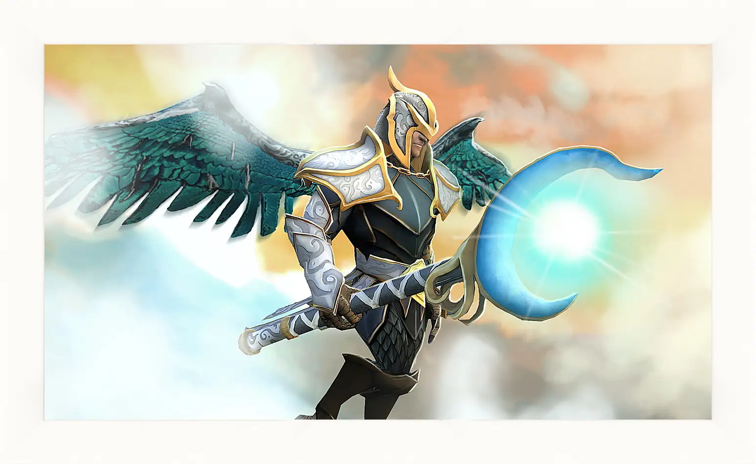 Картина в раме - skywrath mage, dota 2, art