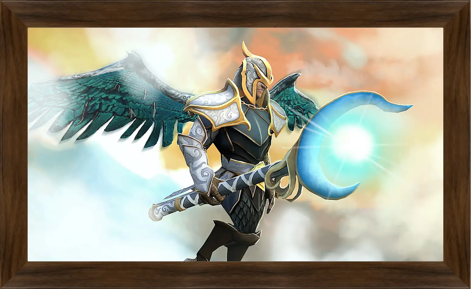 Картина в раме - skywrath mage, dota 2, art