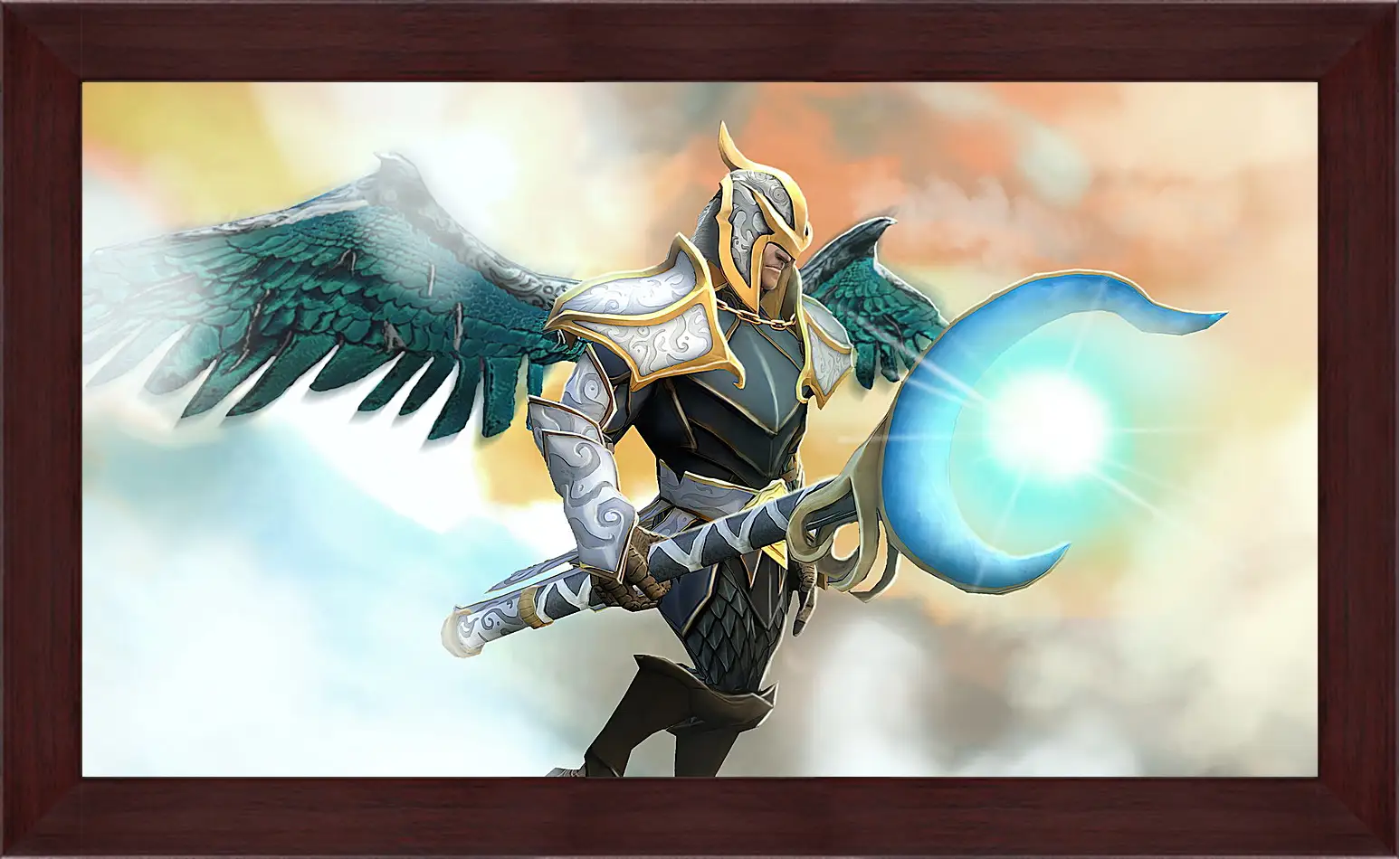 Картина в раме - skywrath mage, dota 2, art