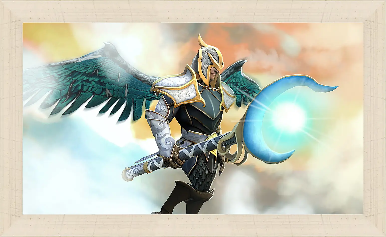 Картина в раме - skywrath mage, dota 2, art