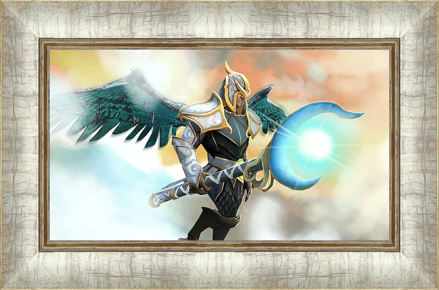 Картина в раме - skywrath mage, dota 2, art