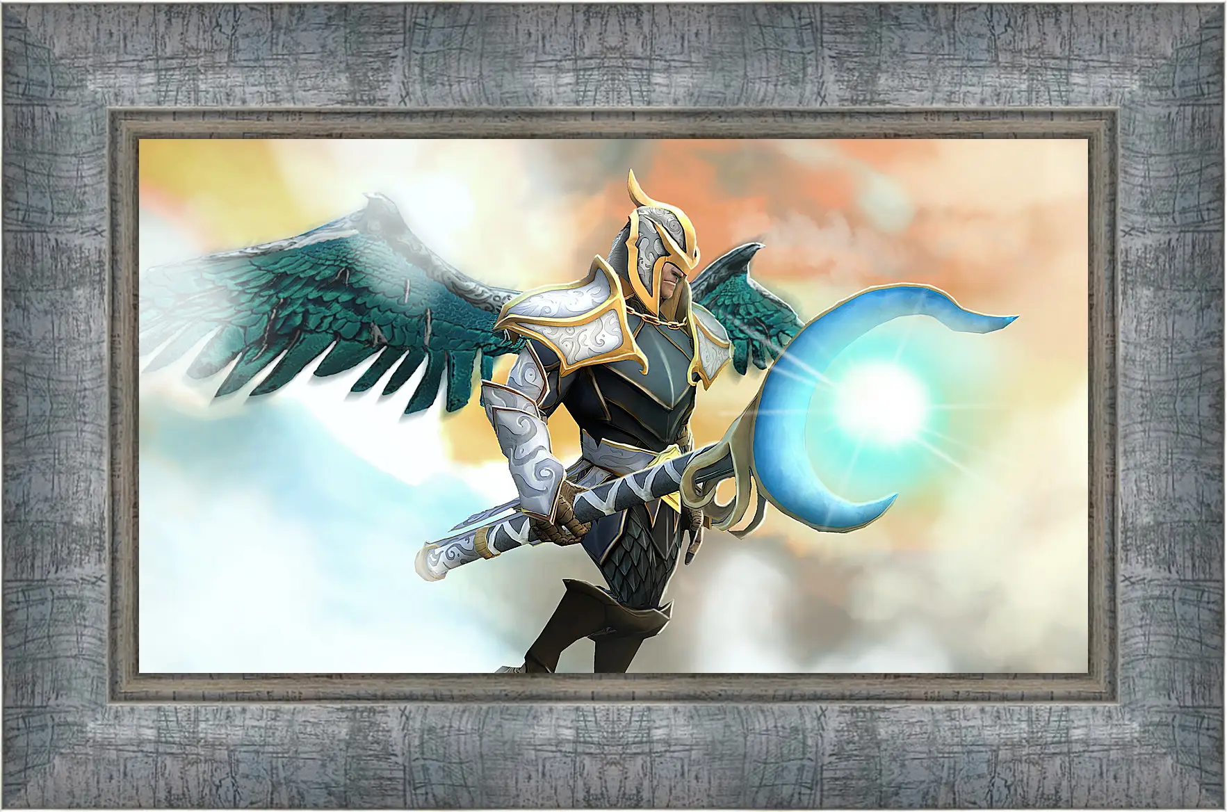 Картина в раме - skywrath mage, dota 2, art