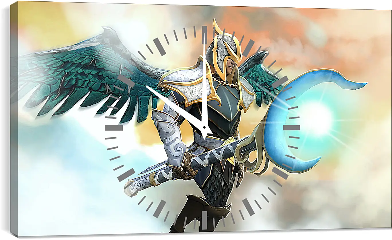 Часы картина - skywrath mage, dota 2, art