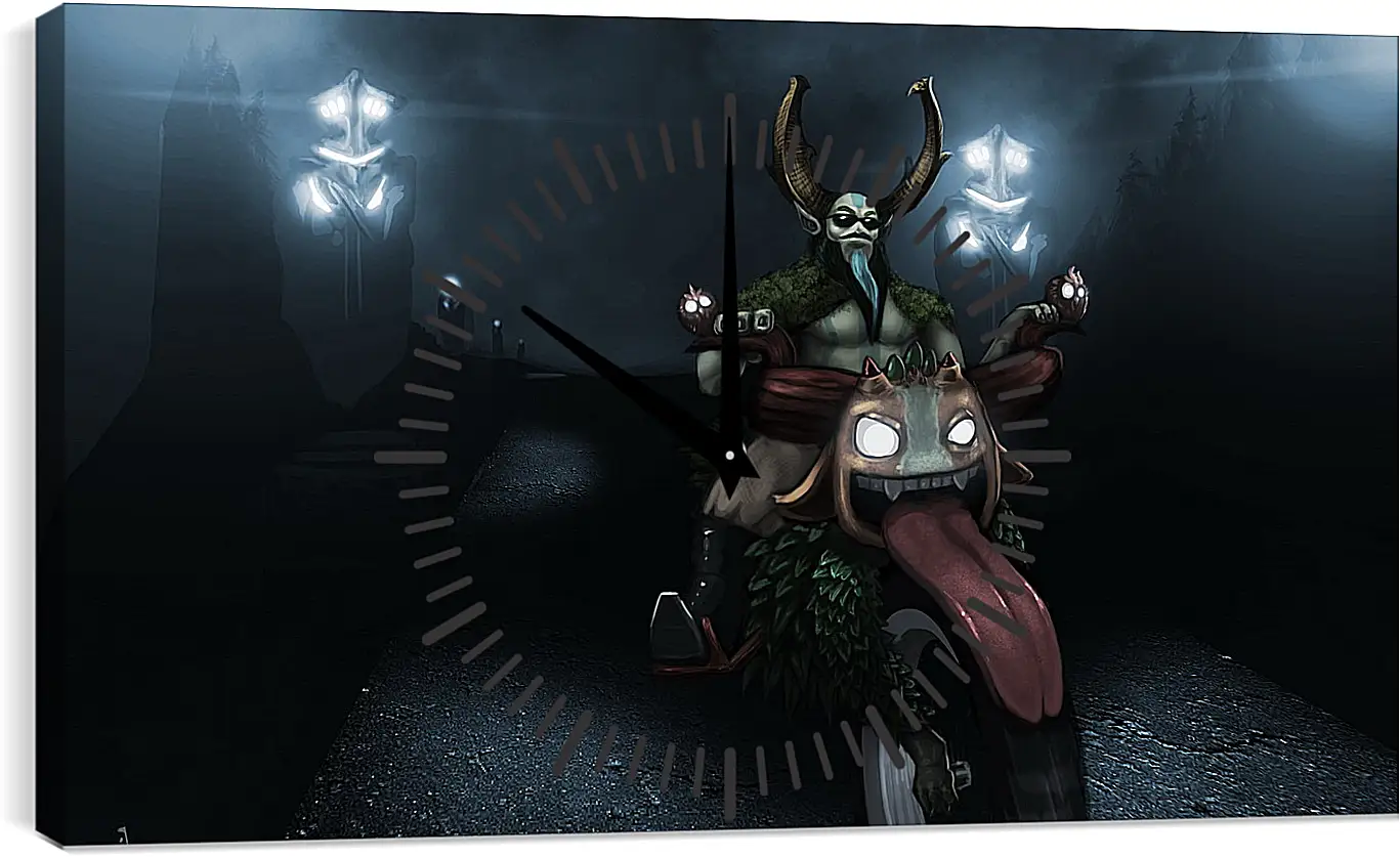 Часы картина - shagbark, dota 2