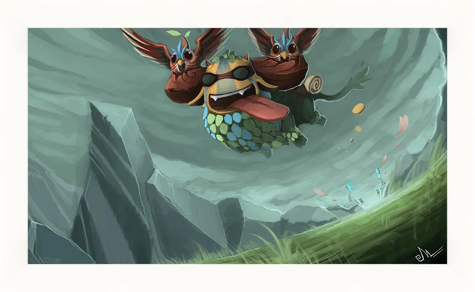 Картина в раме - shagbark, dota 2, art
