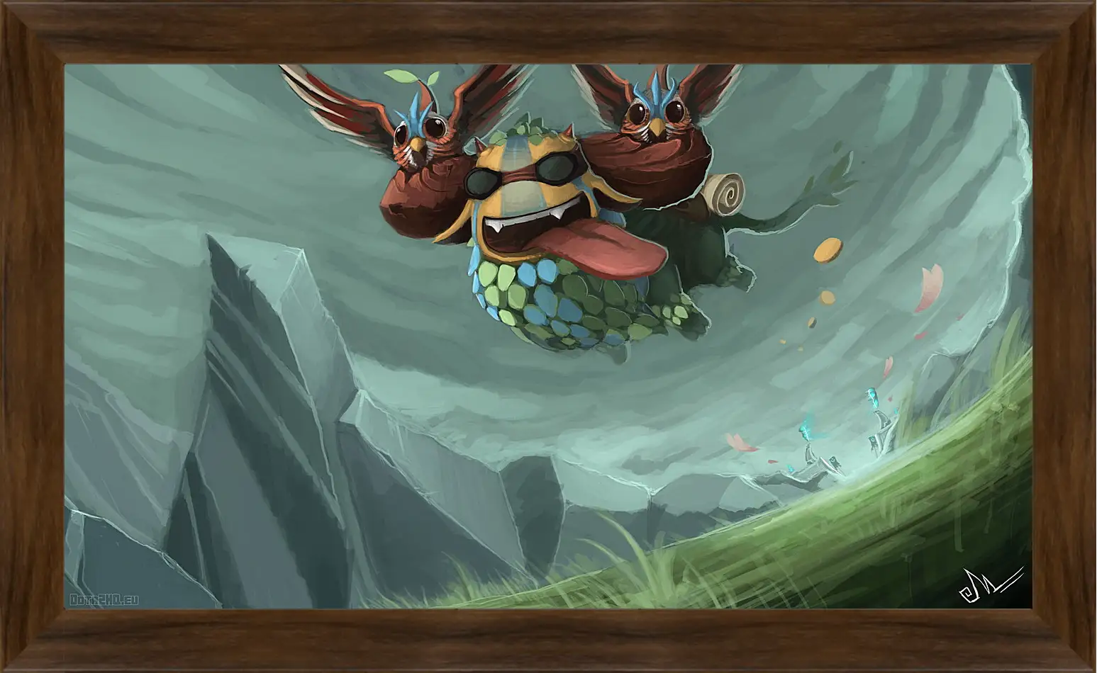 Картина в раме - shagbark, dota 2, art
